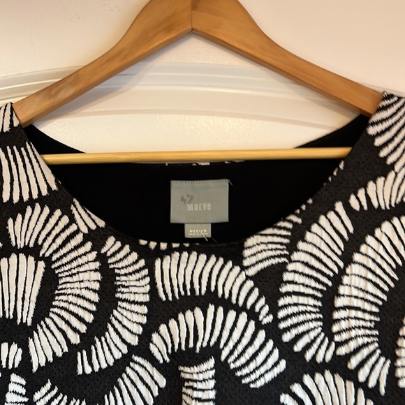 Maeve by Anthropologie shift dress with puff sleeves size M excellent condition - Picture 4 of 8